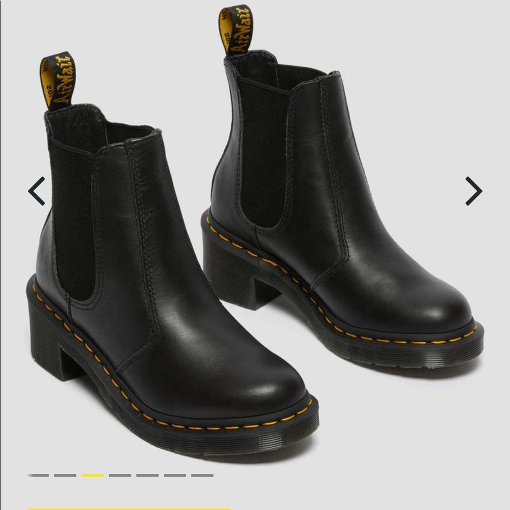 Cadence Heeled Leather Doc Martens